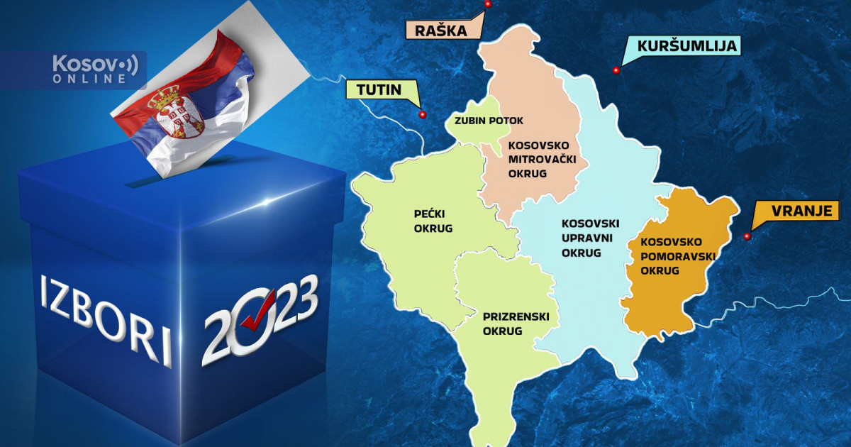 Birači sa Kosova 17. decembra glasaće u četiri opštine u Srbiji