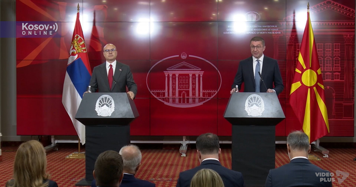 Mickoski Srbija i Severna Makedonija dele viziju da je budućnost