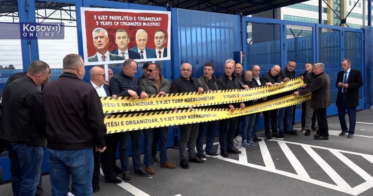 Protest veterana OVK ispred sedišta Euleksa: Pet godina organizovane nepravde