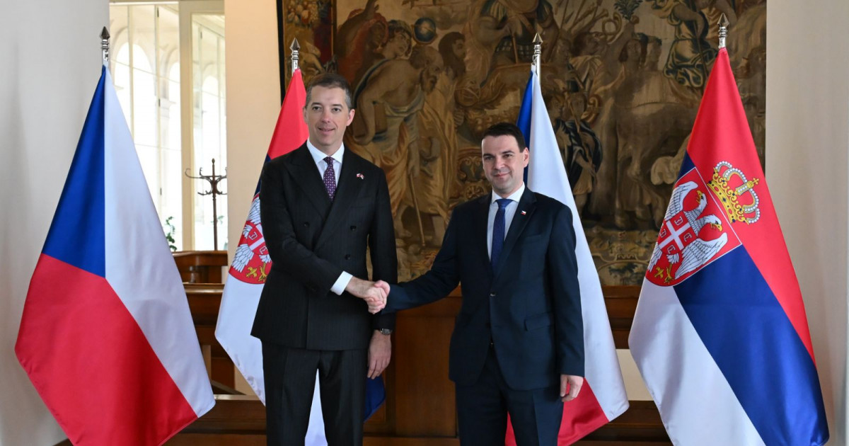 (Video) Đurić u Pragu sa ministrom inostranih poslova Češke Macinkom o položaju Srba na Kosovu