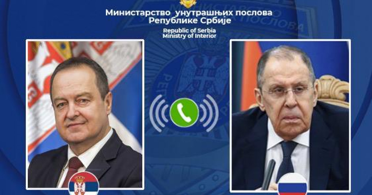 Lavrov sa Dačićem: Rusija će rešavanje pitanja Kosova podržavati u skladu sa interesima Srbije