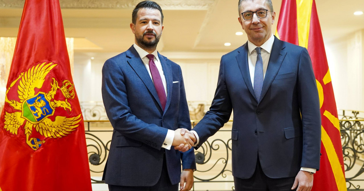 Milatović i Mickoski: Gradimo mostove prijateljstva, zajednički cilj članstvo u EU