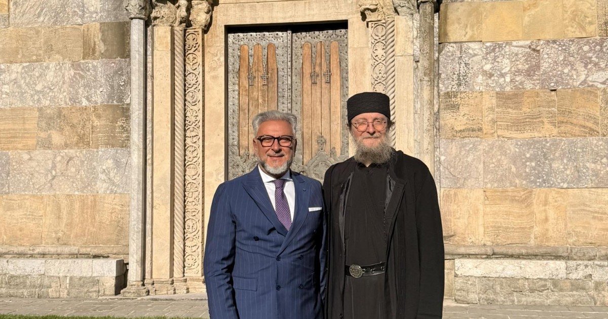 Barbano posetio Visoke Dečane, sa igumanom o zaštiti svetinja SPC