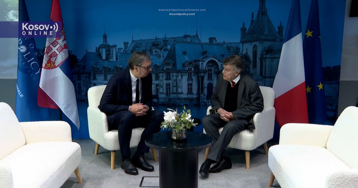 Vučić sa De Monbrijalom: Posledice globalnih odluka najdirektnije osećaju države koje žele da sačuvaju mir