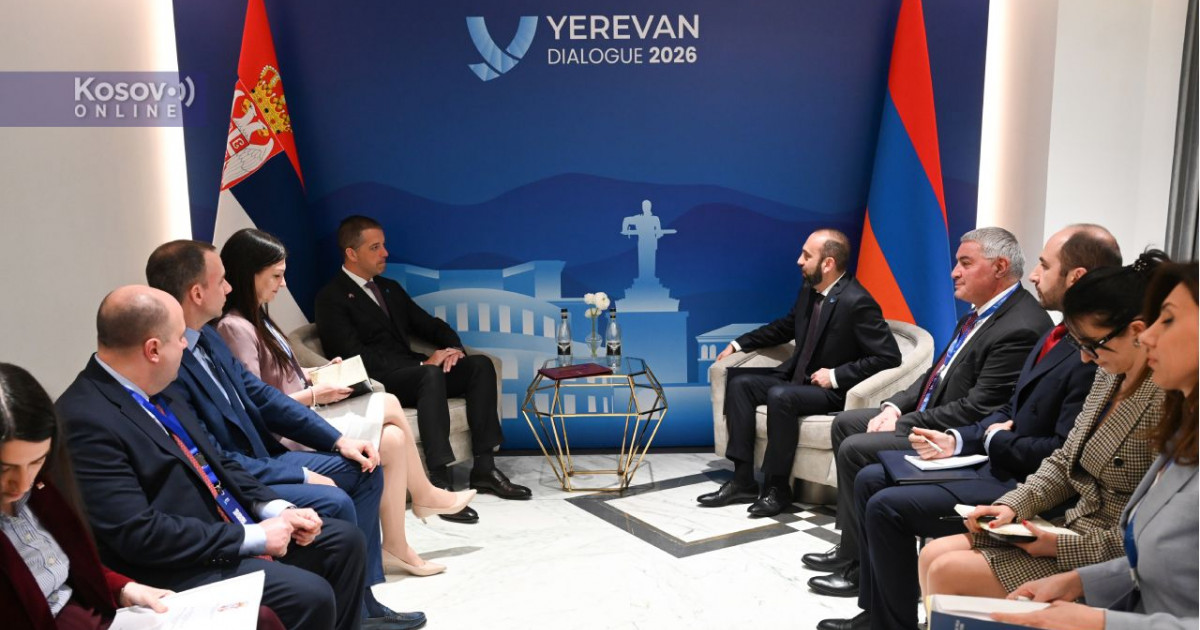 (Foto) Đurić zahvalio jermenskom ministru na poštovanju teritorijalnog integriteta Srbije
