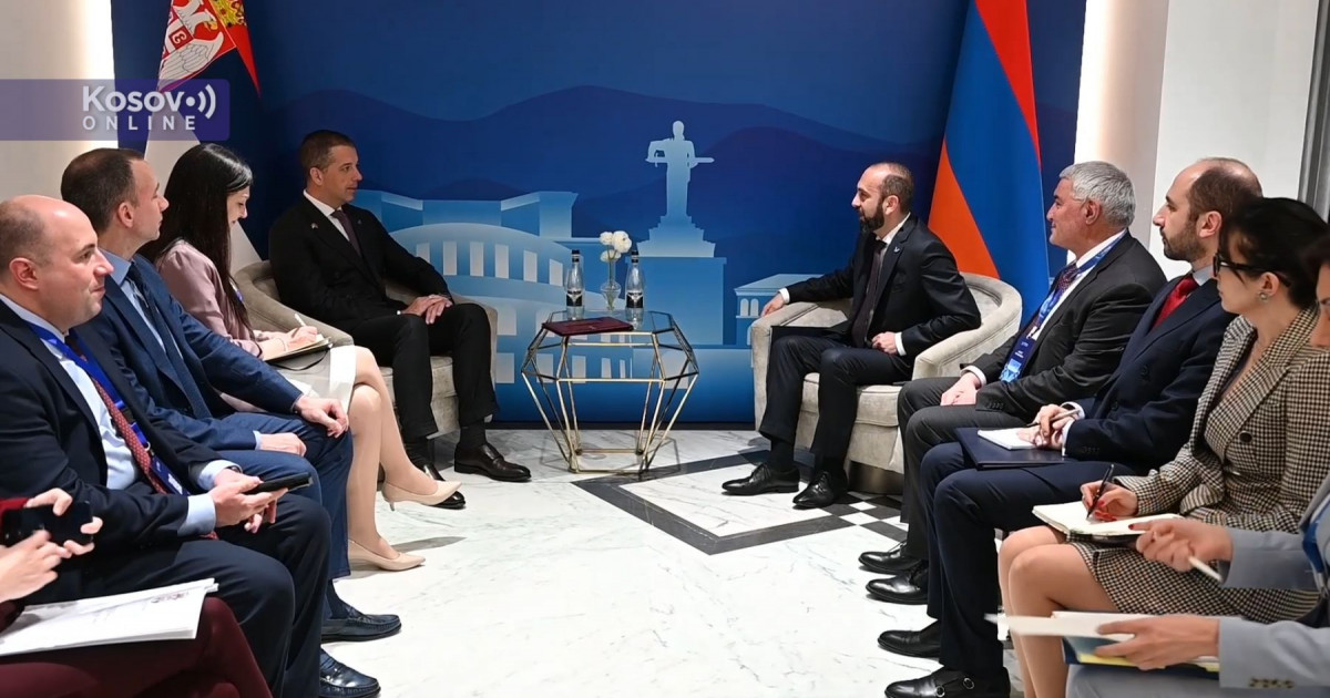 (Video) Đurić zahvalio jermenskom ministru na poštovanju teritorijalnog integriteta Srbije