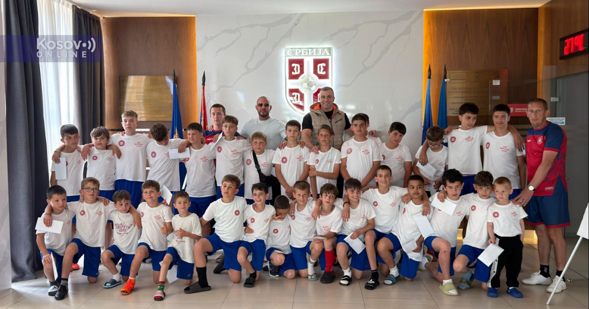 Srpska deca iz Orahovca u trening kampu Fudbalskog saveza Srbije