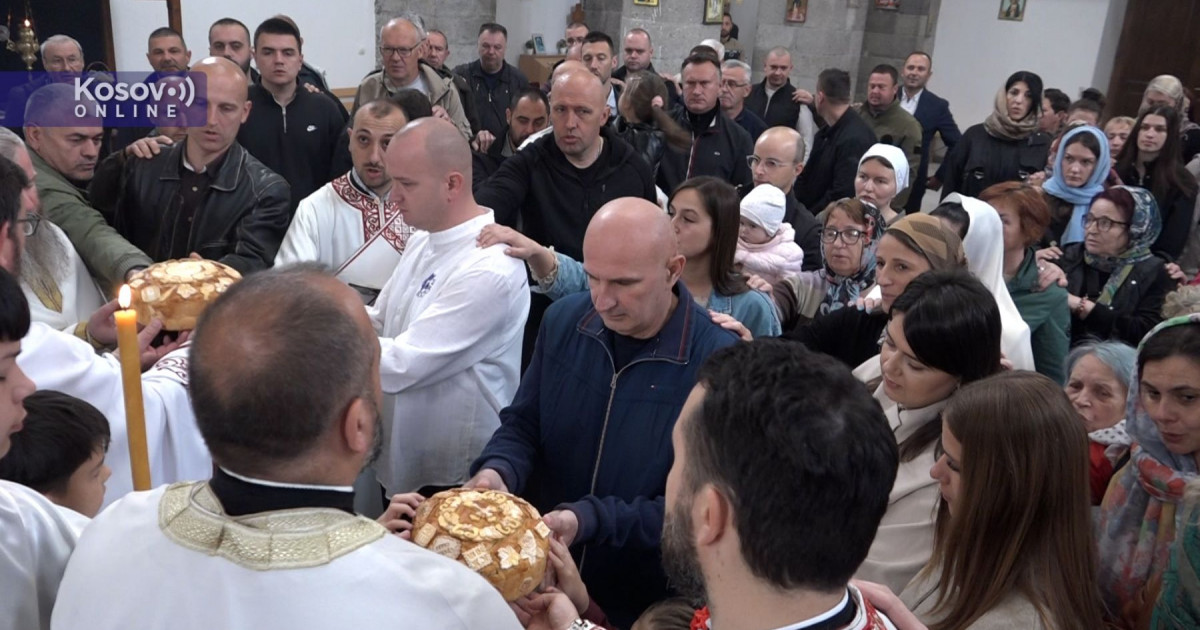 (Video) Proslavljena hramovna slava u Južnoj Mitrovici: Svetinja živi uprkos stradanju, okupljamo se da bismo opstali