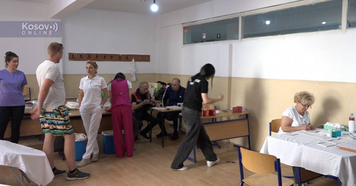 (Video) U Leposaviću održana akcija dobrovoljnog davanja krv