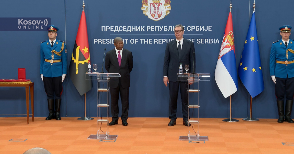 Vucic: Angola supports Serbia's territorial integr