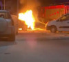 Automobil u požaru 