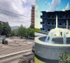 Kružni tok u Severnoj Mitrovici - asfaltiranje i fontana