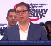 Aleksandar Vučić u sedištu stranke nakon izbora