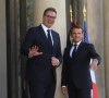 Aleksandar Vučić i Emanuel Makron 