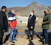 Milan Radojević obilazi radove na izgradnji mosta kod Dudinog krša