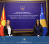 Meliza Haradinaj-Stublla  sa ambasadorkom Severne Makedonije
