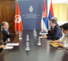 Nikola Selaković sa ambasadorom Tunisa Seifom Režebom 