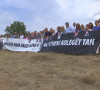 Članovi UNS na mestu otmice novinara Đura Slavuja i Ranka Perenića