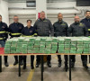 Italijanska policija sa zaplenjenim kokainom
