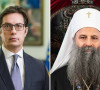 Stevo Pendarovski i patrijarh Porfirije