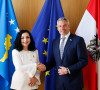 Vjosa Osmani i Karl Nehamer