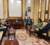 Gljauk Konjufca i švedska ambasadorka na Kosovu