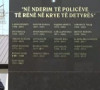 Spomenik palim policajcima na Kosovu