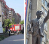Uprljana statua Bila Klintona