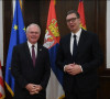 Aleksandar Vučić i Kristofer Hil
