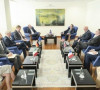 Aljbin Kurti i Besnik Bisljimi sa amabasadorima Kvinte i Suniogom