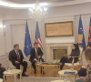 Gabrijel Eskobar, Miroslav Lajčak i Vjosa Osmani