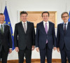 Emanuel Bono, Miroslav Lajčak, Aljbin Kurti i Jens Plotner