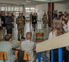 Anđelo Mikele Ristuća u Osnovnoj školi u Severnoj Mitrovici 