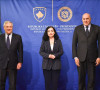 Antonio Tajani, Vjosa Osmani i Gvida Krozeto