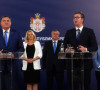 Milorad Dodik, Željka Cvijanović i Aleksandar Vučić