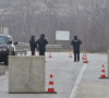 Kosovska policija na putu Leposavić-Severna Mitrovica