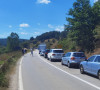 Kilometarska kolona na putu do prelaza Merdare