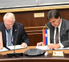 Kristofer Hil i Bratislav Gašić