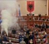 Skupština Albanije, dimne bombe