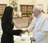 Vjosa Osmani i Papa Franja