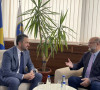 Predsednik Centralne izborne komisije Krešnik Radonjići i ambasador Albanije Petrit Maljaj