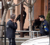 Pripadnici Euleksa ispred opštinske zgrade u Leposaviću