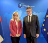 Miroslav Lajčak i Tanja Miščević