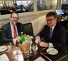 Aleksander Kasanof i Miroslav Lajčak