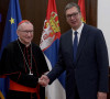 Kardinal Parolini i Vučić