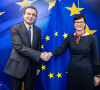 Aljbin Kurti i Marta Kos