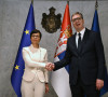 Aleksandar Vučić i Marta Kos