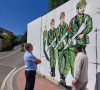 Mural posvećen pripadnicima OVK