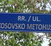obrisana farba sa imena ulice u Gračanici